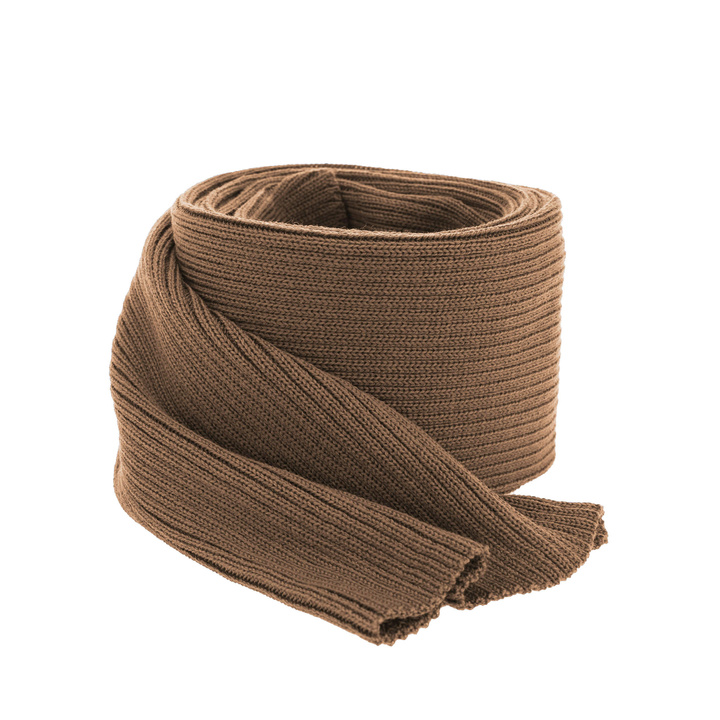 Pánska zimná šatka hnědá 100% extra jemná merino vlna Brayan