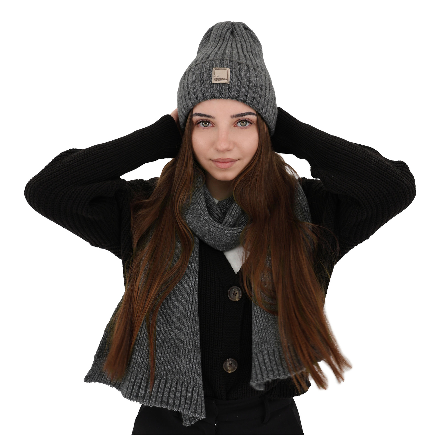 Dámska zimná čiapka růžová merino vlnená Benedetta