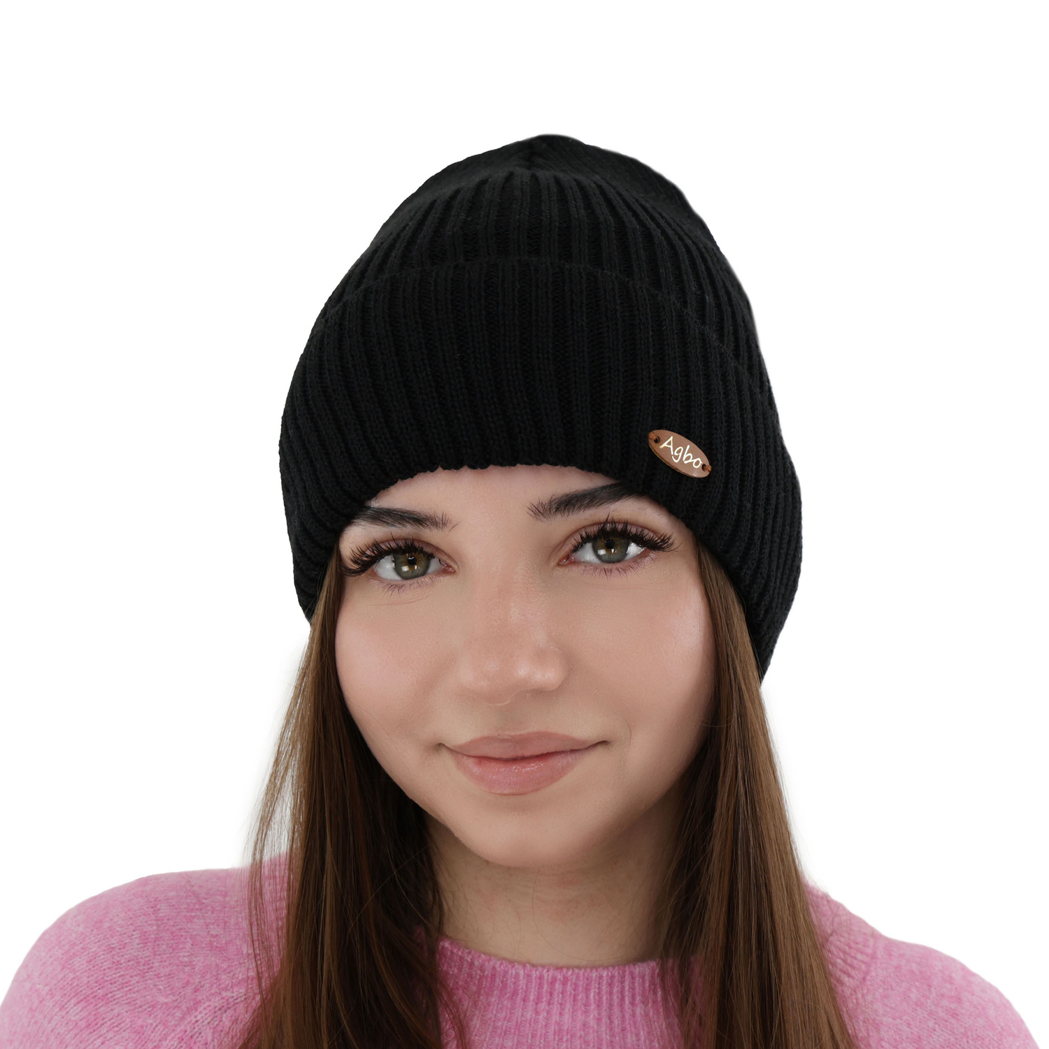 Dámská zimní čiapka, bordová, s merino vlnou Shila