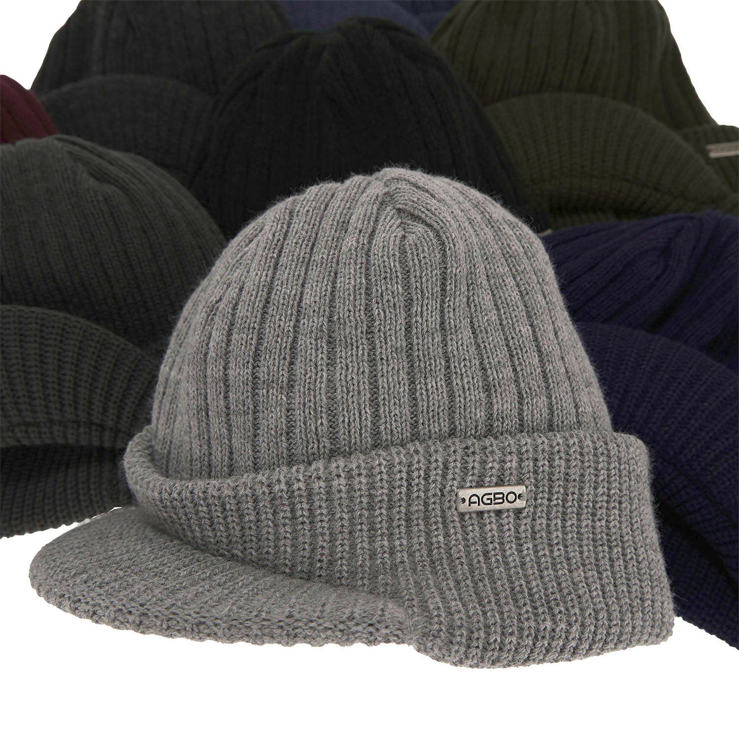 Pánska zimná čiapka šedá Taker