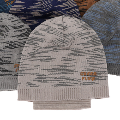 Jesenný/jarný chlapčenský set: čiapka a tunel, s bavlnou, modrý Carter