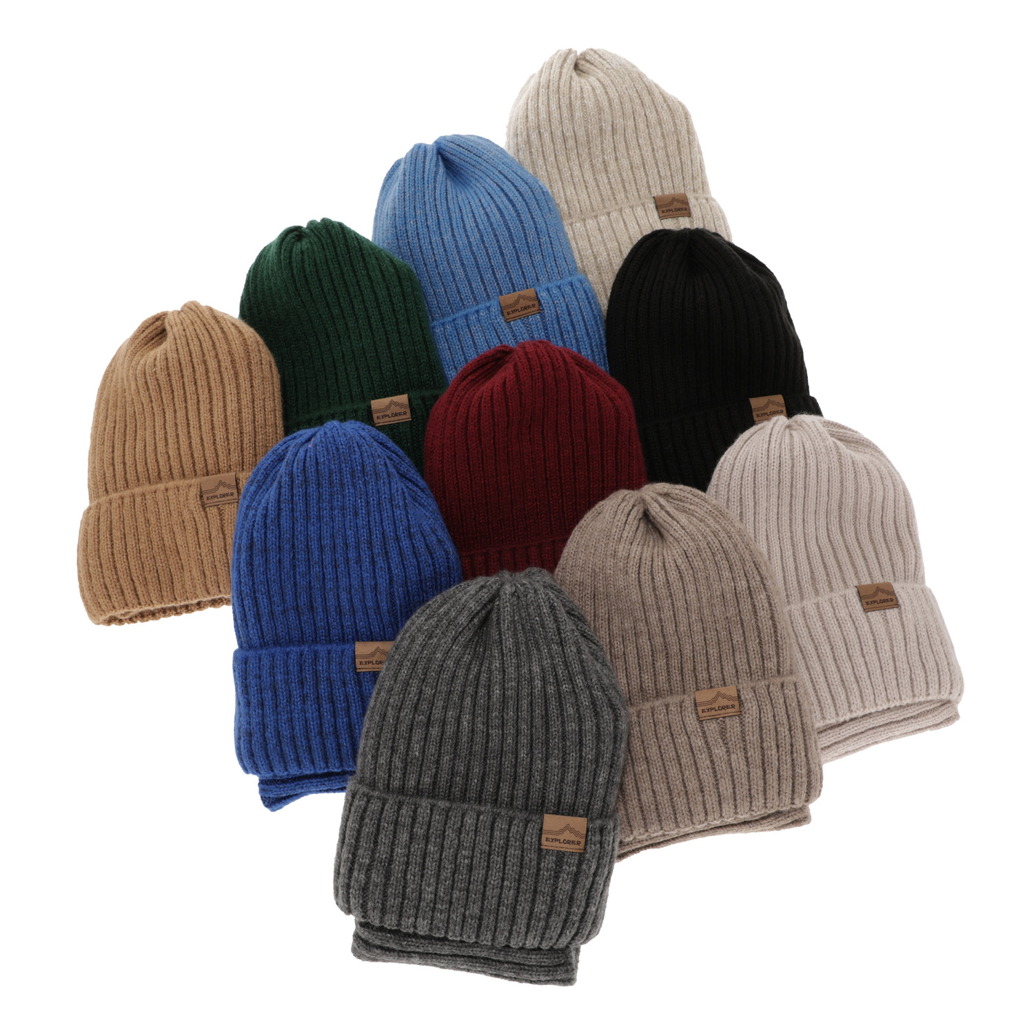 Komplet zimný chlapčenský: čiapka a tunel tmavě modrý merino vlna Karmin