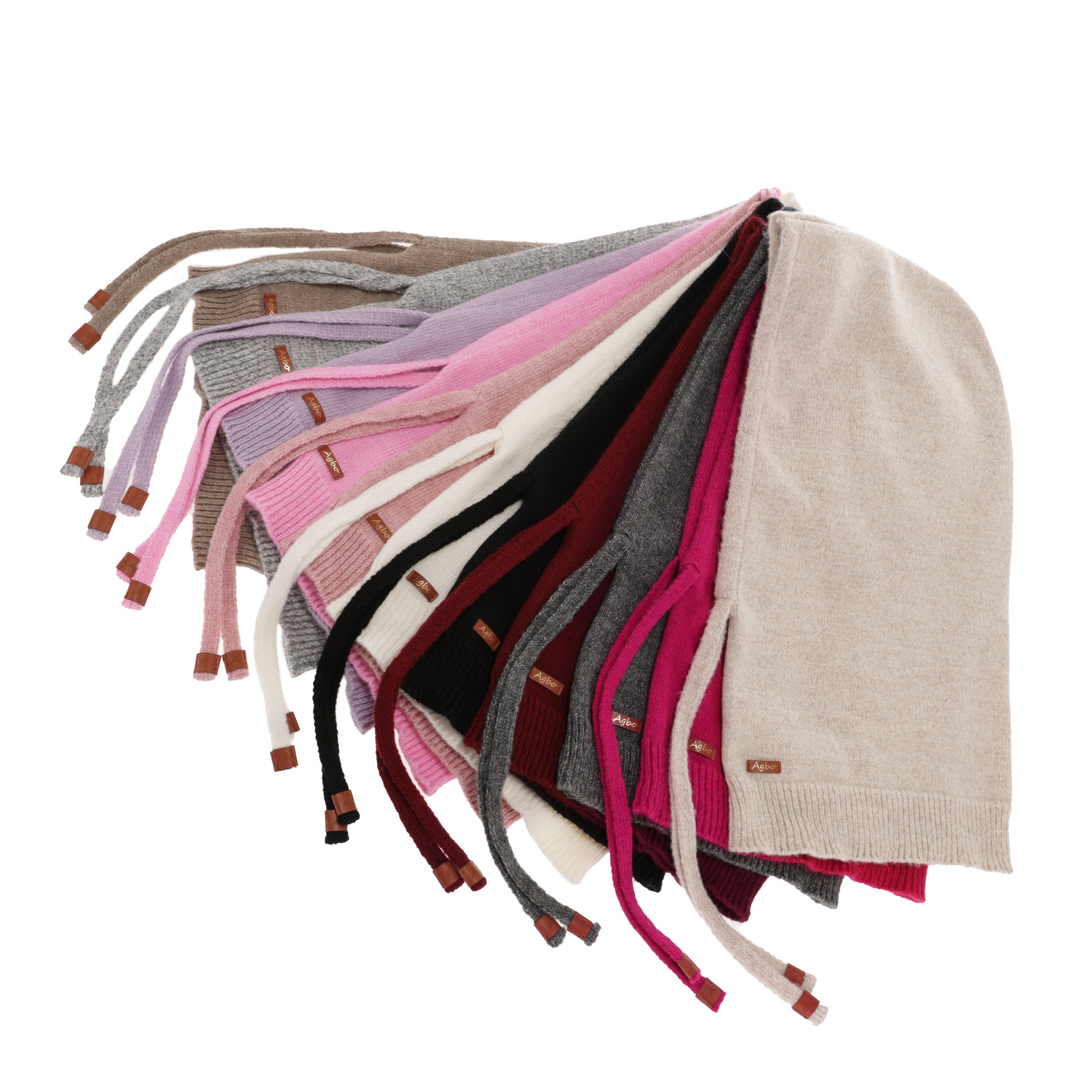 Dámska zimná kukla šedá vlnená merino Elizabeth