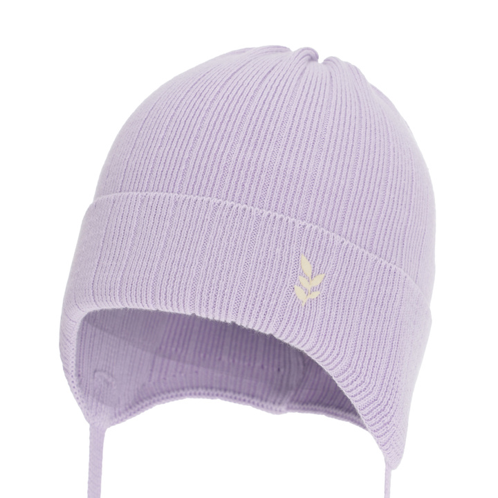 Dívčí podzimní/jarní čiapka, fialová, 100% bavlnená, Zanetta