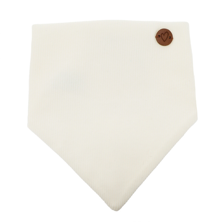 Šátek podzimní/jarní dívčí, krémový, bavlna Lucy