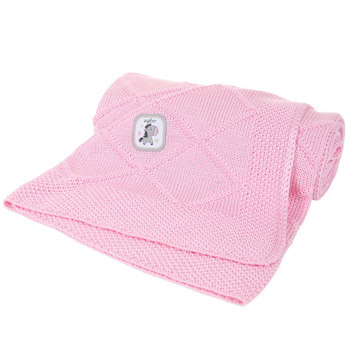 Bambusová deka baby/baby pink Rio