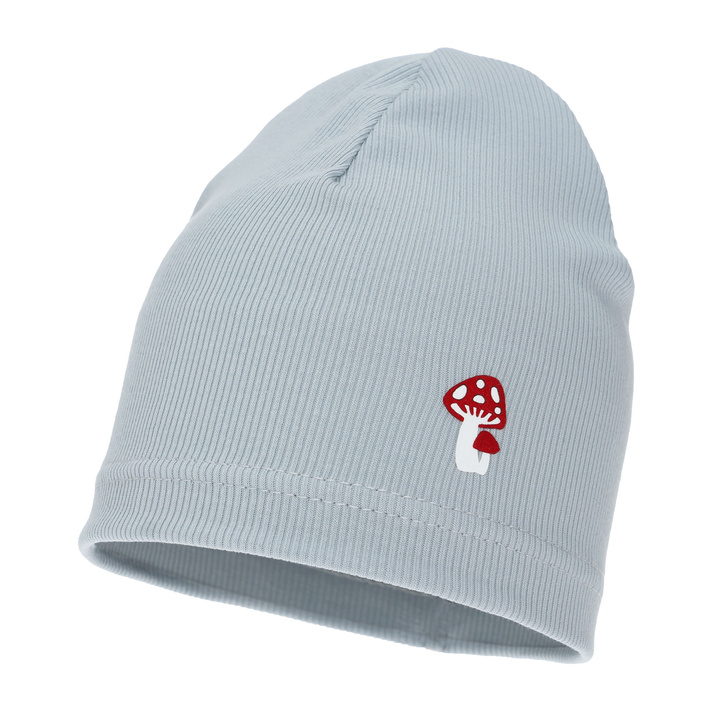 Dievčenská jesenná, jarná čiapka, sivá, bavlnená Balma