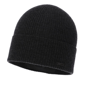 Pánska jarná, jesenná čiapka šedá 100% merino vlněná Fleur