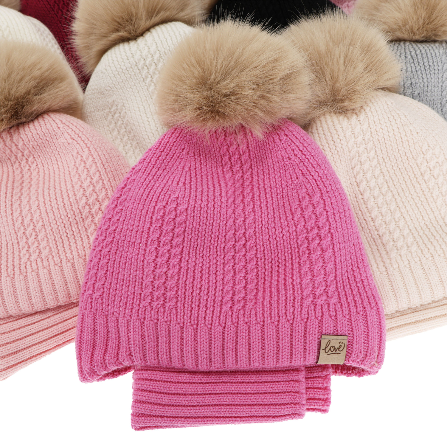 Čiapka a tunel pre dievča zimný komplet, sivý, 100% merino vlnený, podšitý vlneným flisom, zaväzovací Danielle