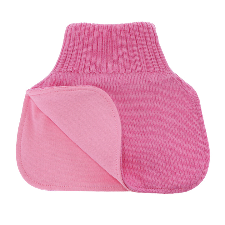 Samostatný krkavka zimní dívčí, ružový, 100 % merino vlnená, Felice