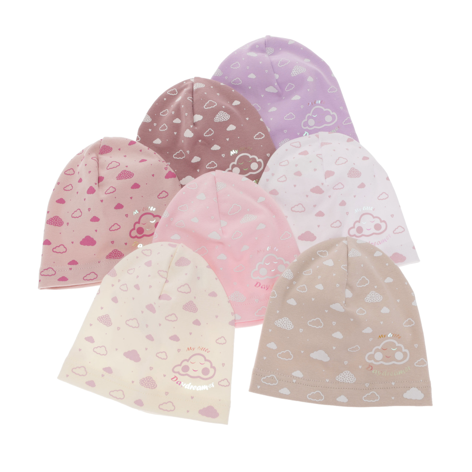 Jesenná/jarná dievčenská čiapka krémová Klaudyna