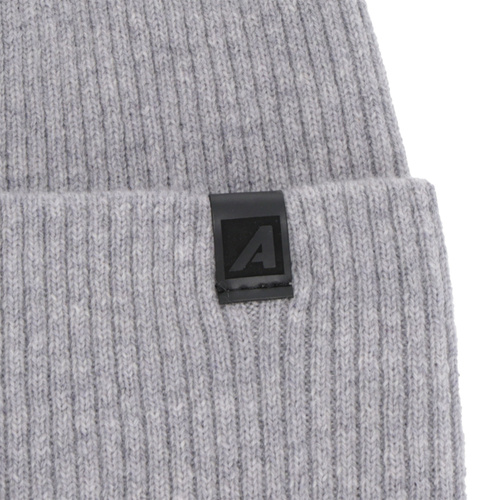 Pánská podzimní, jarná čiapka, čierna, merino vlna s kašmírom, Azuryt