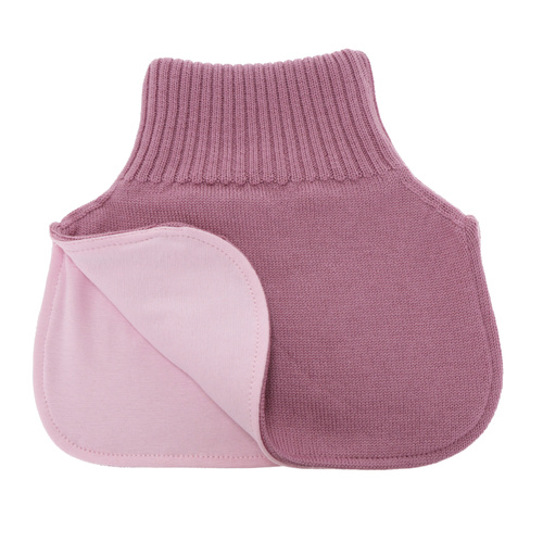 Samostatný krkavka zimní dívčí, fialový, 100 % merino vlnený, Felice