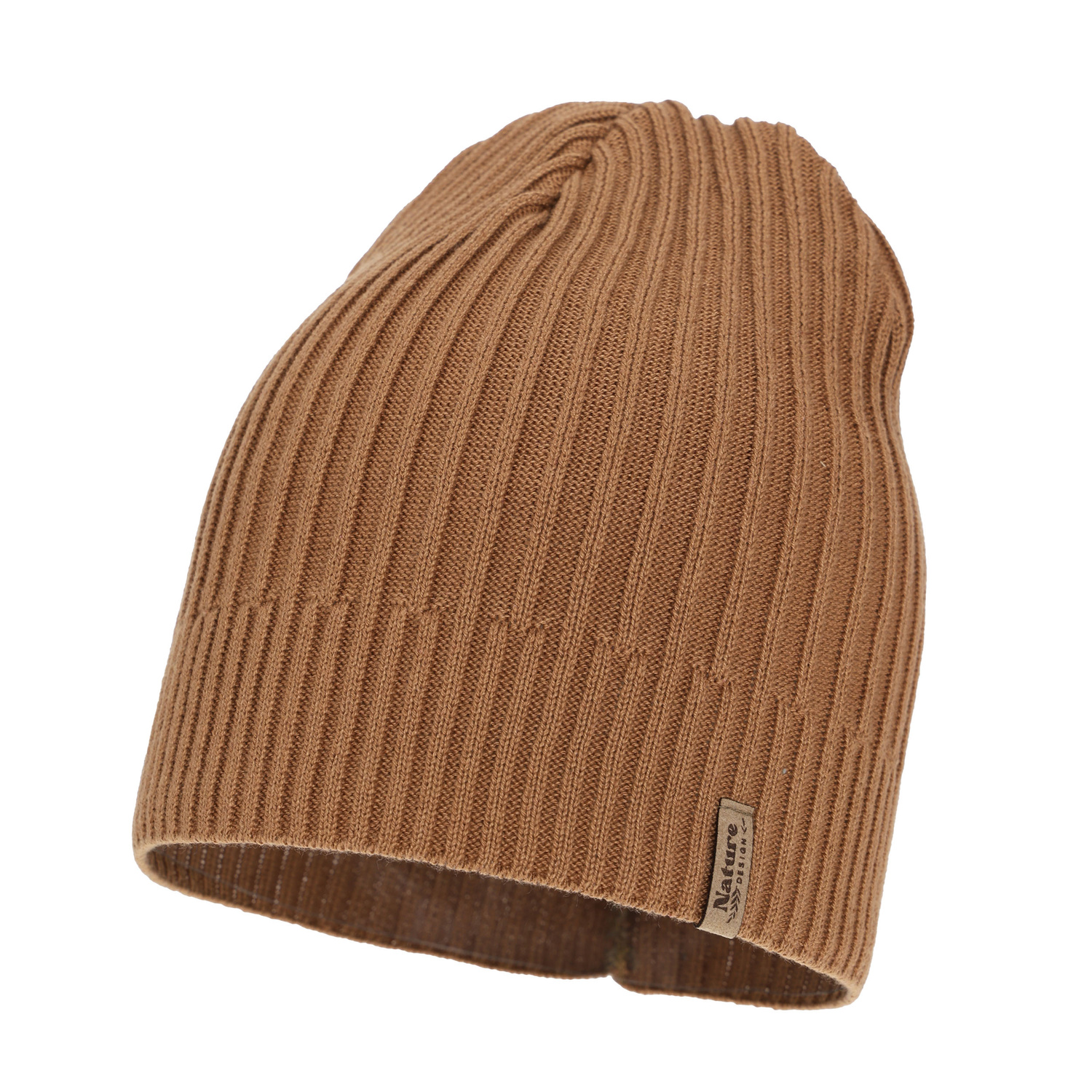 Dámská jarní, podzimní čiapka, s bavlnou, camel, Mirona