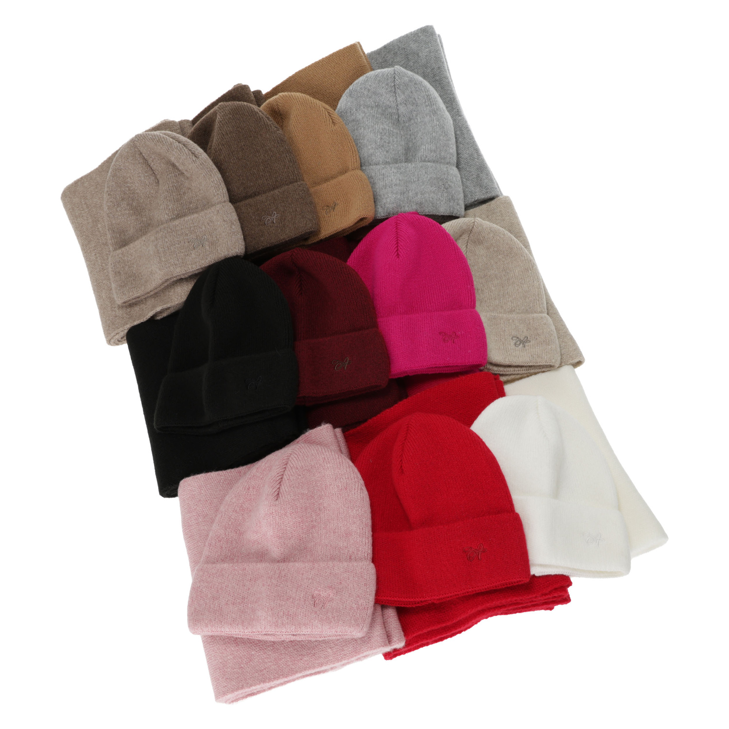 Komplet zimní dámský: čiapka a šála, hnedý, Rava