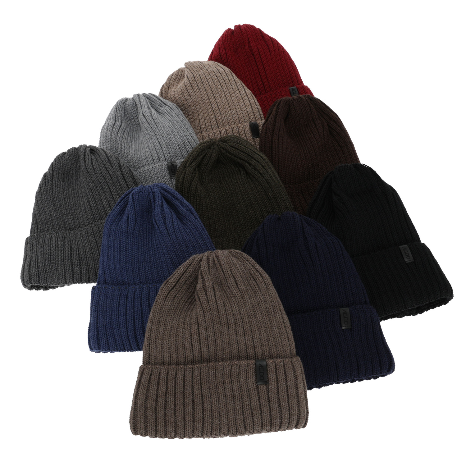 Pánská zimní čiapka, modrá, s merino vlnou, Tyrol