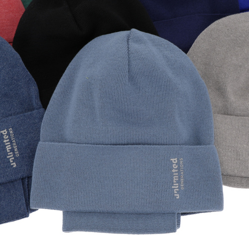 Jesenný/jarný chlapčenský set: čiapka a tunel, s bavlnou, modrý Timothe