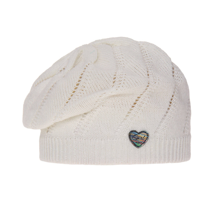 Jesenná/jarná dievčenská čiapka krémová Hilda