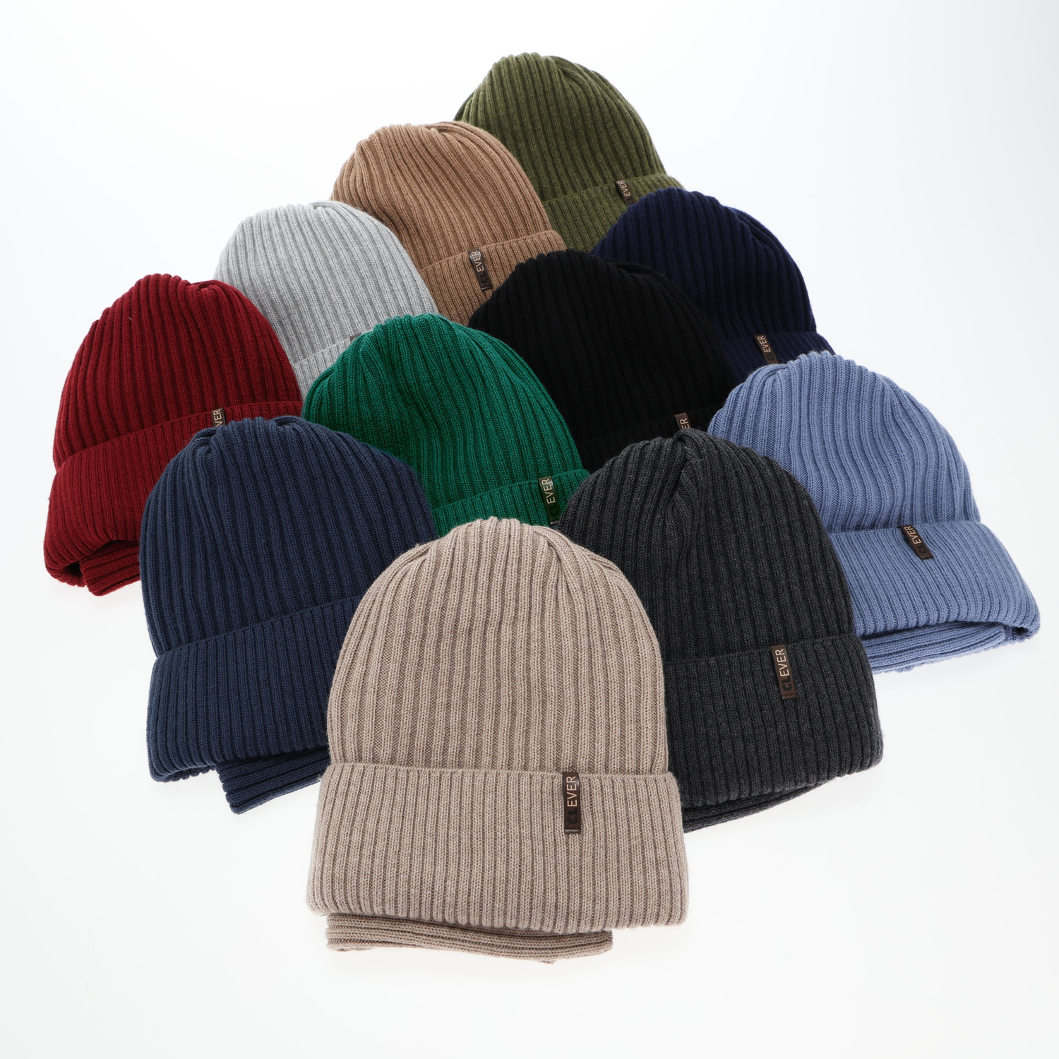 Komplet zimný chlapčenský: čiapka a šál, khaki, 100% merino vlna Gizmo