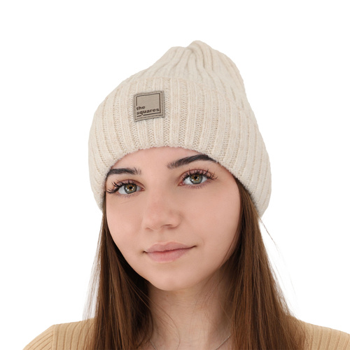 Dámska zimná čiapka růžová merino vlnená Benedetta