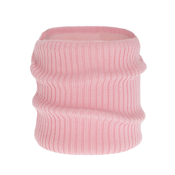 Detský zimný komín růžový 100% vlna extra jemná merino Abra