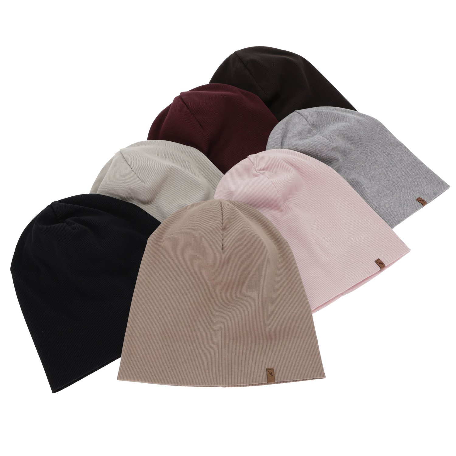 Dámská podzimní, jarní čiapka, béžová, bavlnená, Zenita