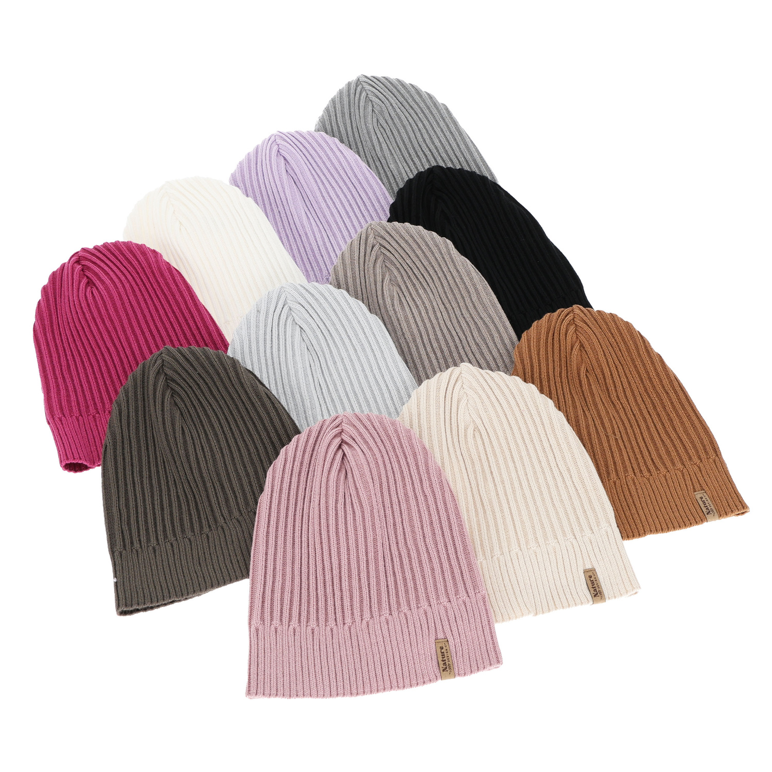 Dámská jarní, podzimní čiapka, s bavlnou, camel, Mirona