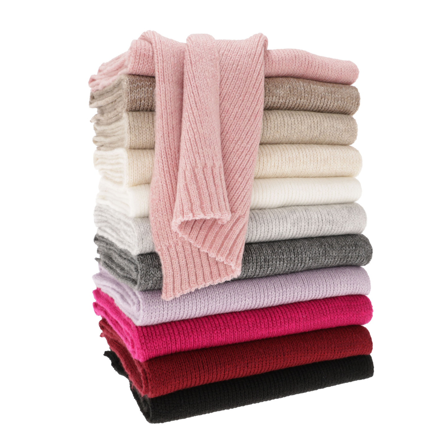 Dámska zimná šatka béžová vlna Loretta