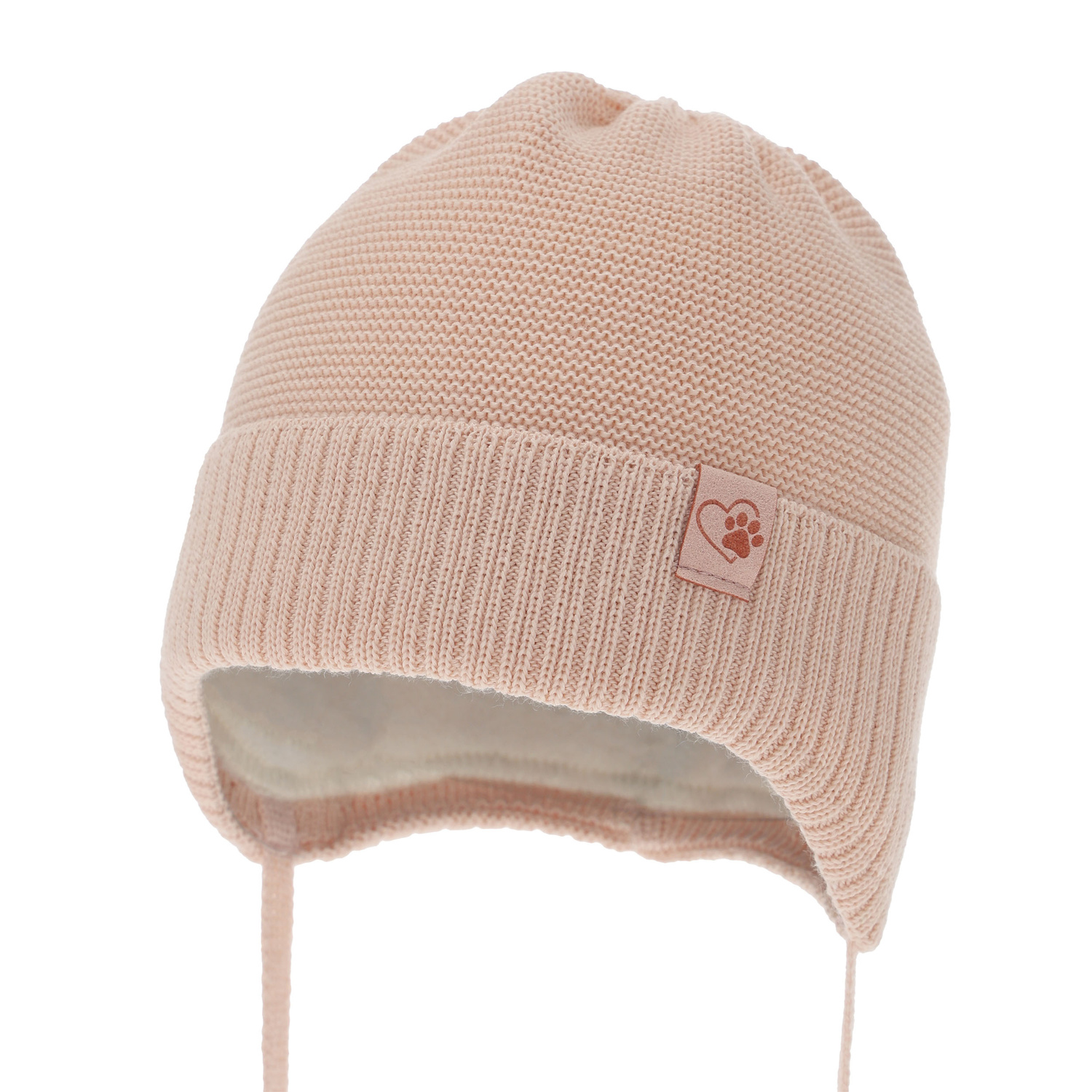 Dievčenská zimná čiapka s merino vlnou oranžová Dari