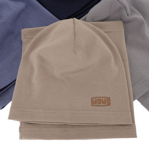 Jesenný/jarný chlapčenský set: klobúk a tunel modrý Frizer