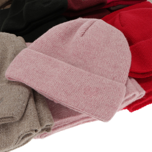 Komplet zimní dámský: čiapka a šála, hnedý, Rava