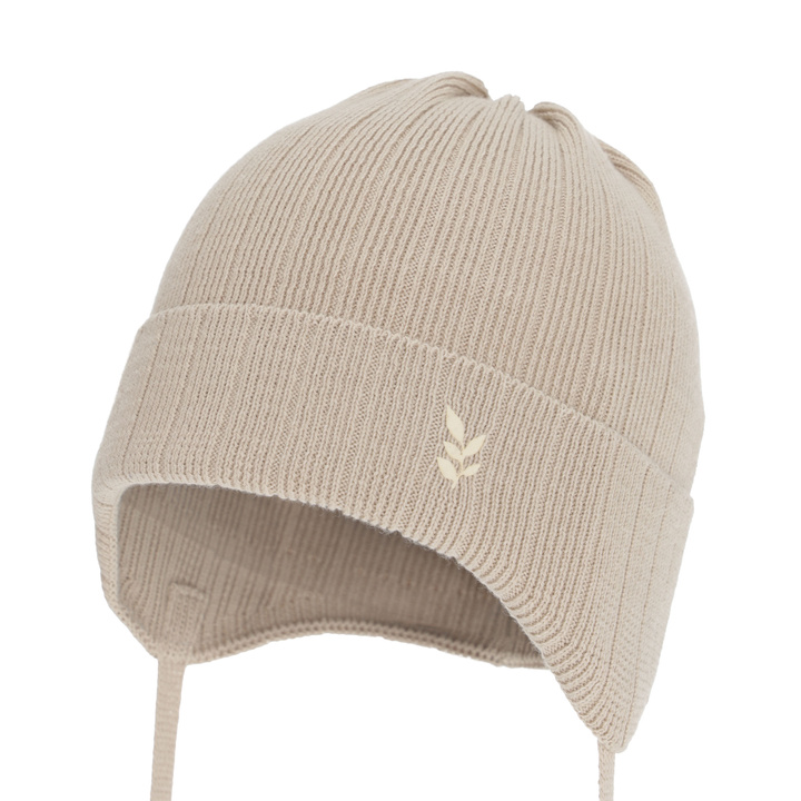 Dívčí podzimní/jarní čiapka, béžová, 100% bavlnená, Zanetta