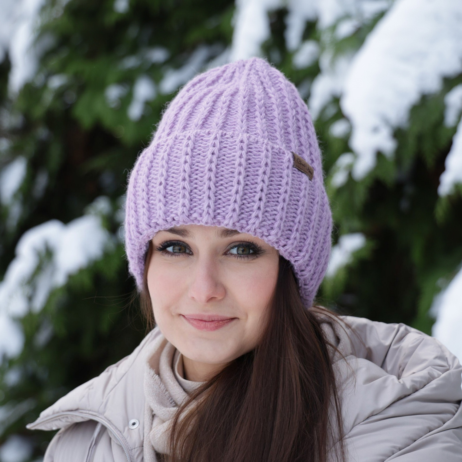 Dámska zimná čiapka růžová Ceres