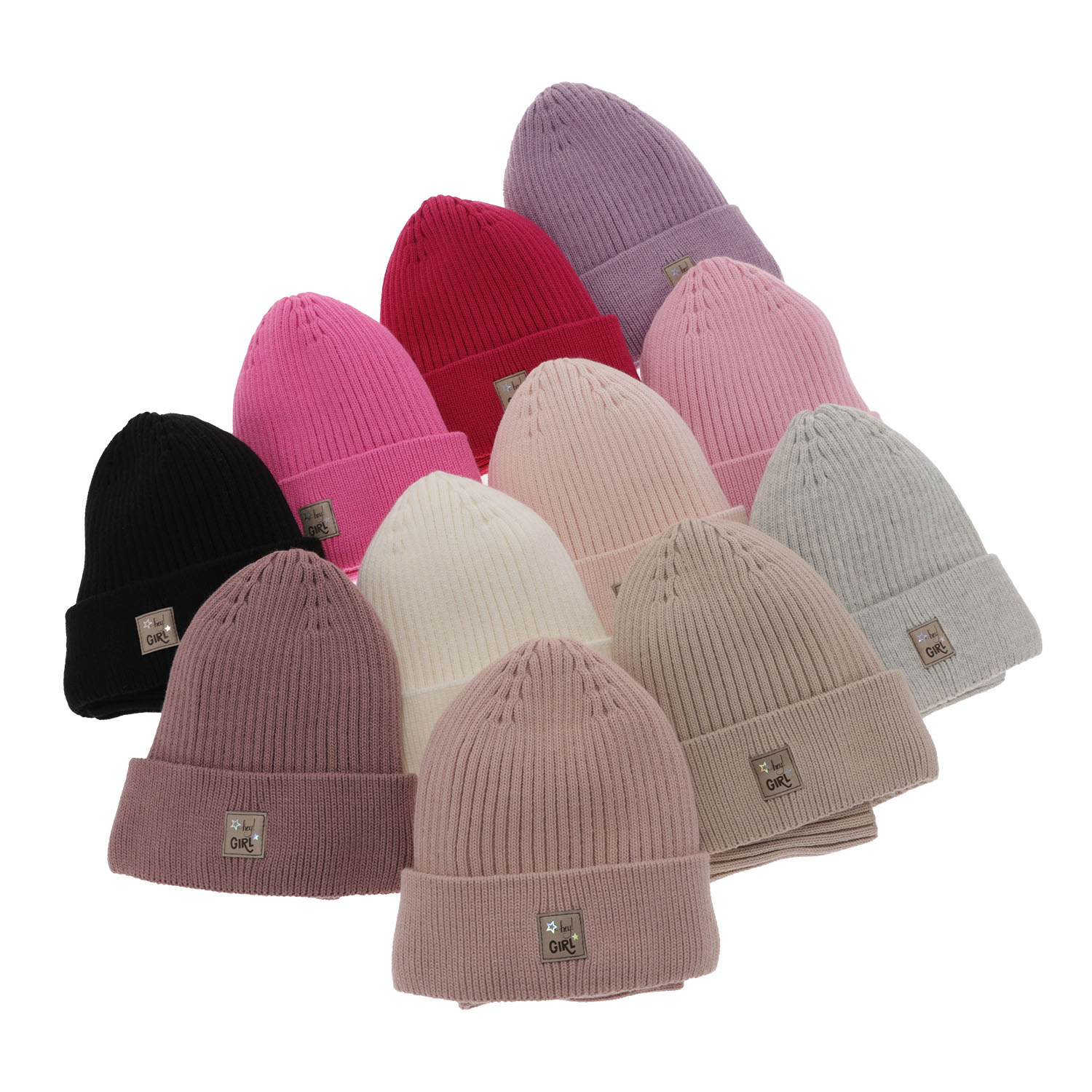 Zimná dievčenská súprava: čiapka a tunel fialový Georgina