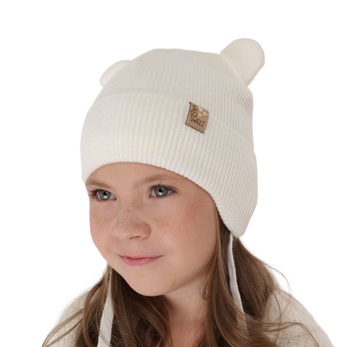 Dievčenská jesenná/jarná čiapka žlutá Noemi