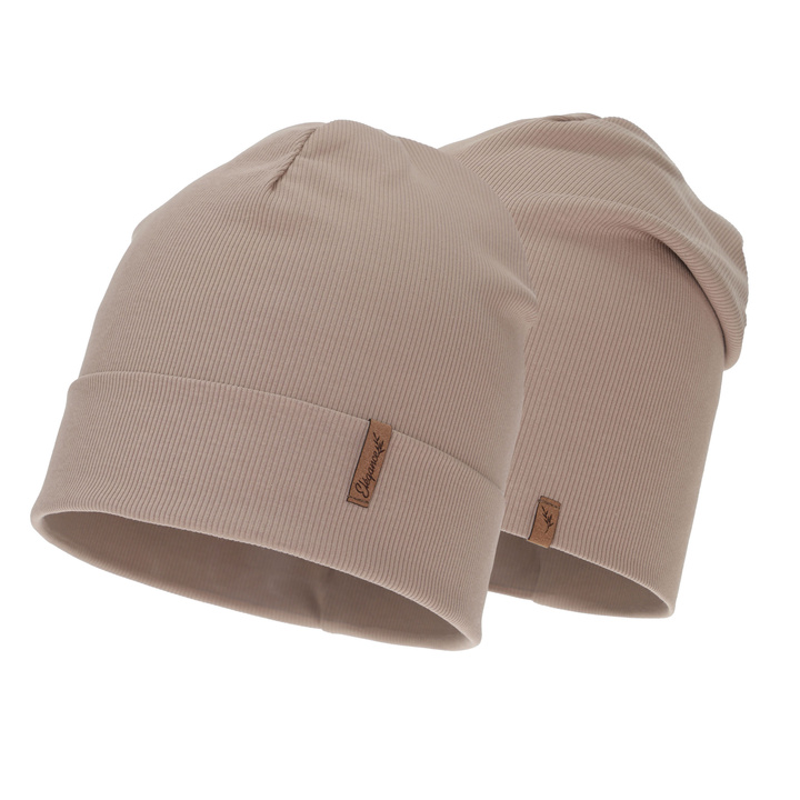 Dámská podzimní, jarní čiapka, béžová, bavlnená, Zenita