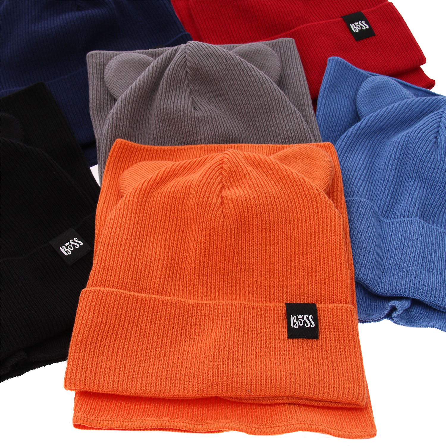 Jesenná/jarná chlapčenská súprava: čiapka a tunel, s bavlnou, camel Grajan