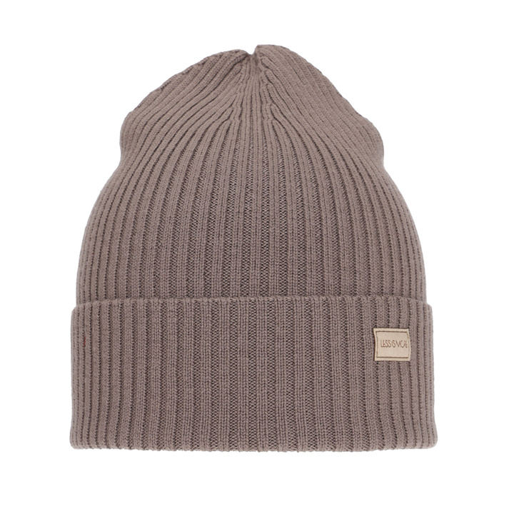 Dámská zimná/jarná čiapka, béžová, 100 % merino vlnená, Sophie