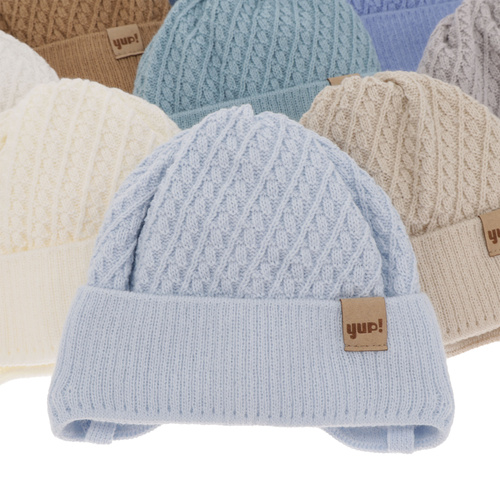 Čepice podzimní/jarní chlapecká bílá David