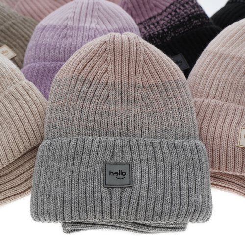 Zimný dievčenský set: čiapka a tunel růžový Tasha