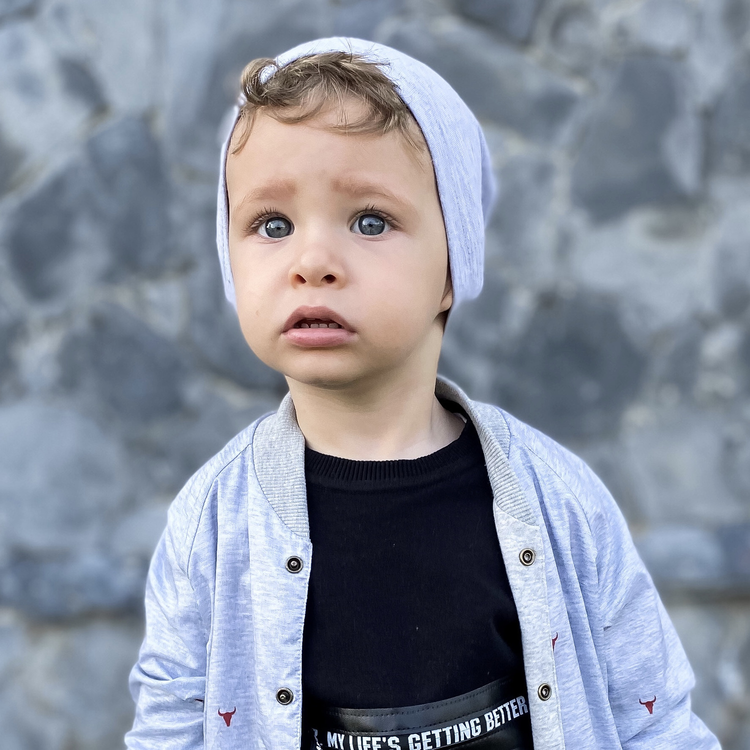 Jesenný/jarný chlapčenský set: čiapka a tunel Hazel