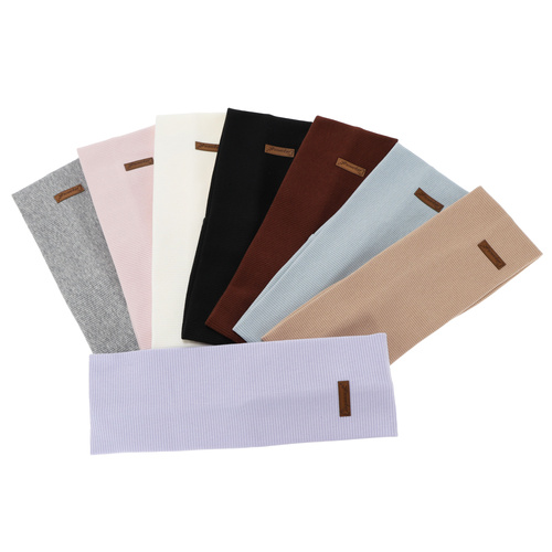 Dámská podzimní, jarní čelenka, čierna, bavlnená Sharon