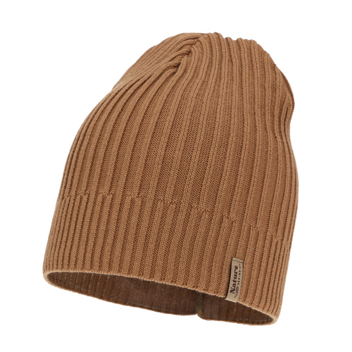 Dámská jarní, podzimní čiapka, s bavlnou, camel, Mirona