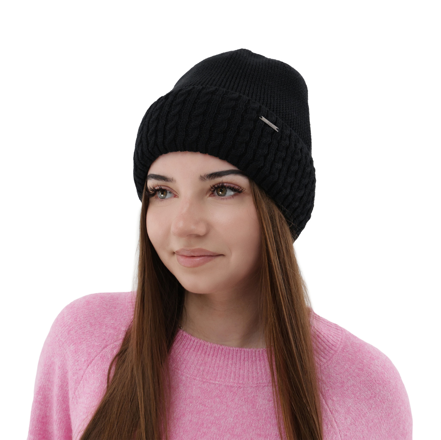 Dámska zimná čiapka bordó merino vlnená Febe