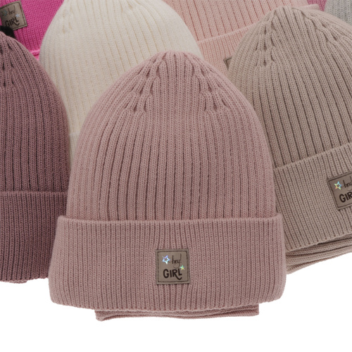 Zimná dievčenská súprava: čiapka a tunel černý Georgina