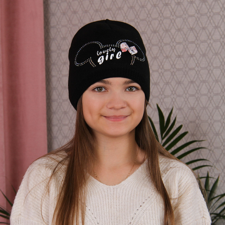 Dievčenské zimné/jesenné čiapka šedá Agnes