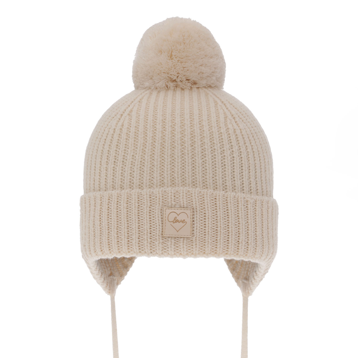 Dievčenská zimná čiapka růžová 100% extra jemná merino vlnená, podšitá vlneným flísom Hakkari