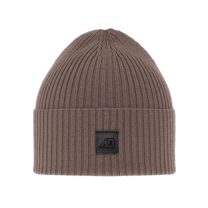 Pánska jarná- zimná čiapka modrá 100% extra fine merino vlněná Matias