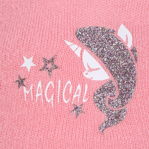 Dievčenské zimné/jesenné čiapka ružová Magical