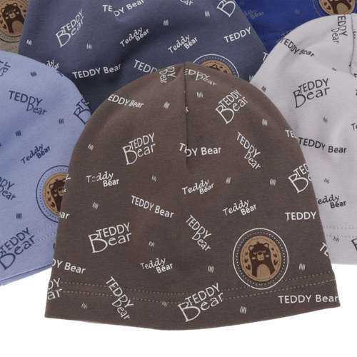 Jesenná/jarná chlapčenská čiapka modrá Tedi